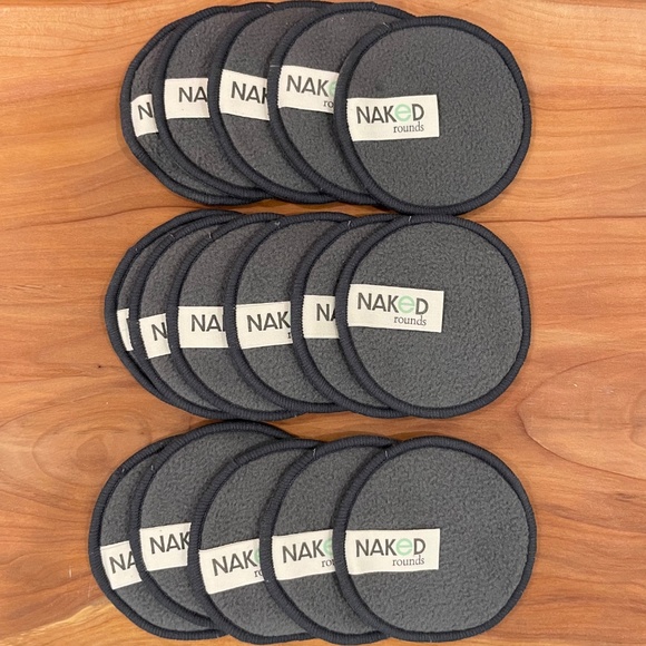 New in Box EVERGOODS 16 Reusable Bamboo Makeup Remover Rounds in Bamboo Holder - Picture 6 of 14